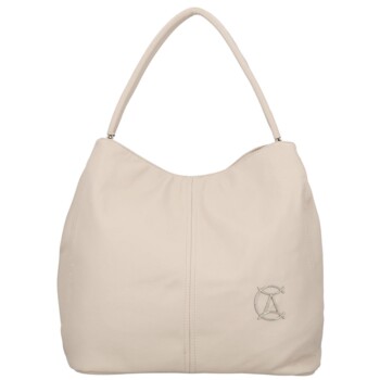 Dámska kabelka cez rameno béžová - Firenze Alida