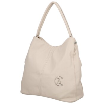 Dámska kabelka cez rameno béžová - Firenze Alida