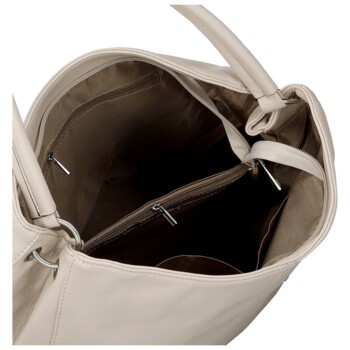 Dámska kabelka cez rameno béžová - Firenze Alida