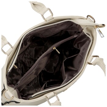 Dámska kabelka do ruky krémová - Firenze Reine