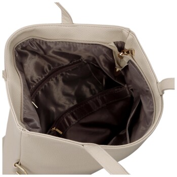 Dámska kabelka cez rameno béžová - Firenze Aletta