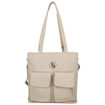 Dámska kabelka cez rameno béžová - Firenze Antini