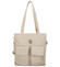 Dámska kabelka cez rameno béžová - Firenze Antini