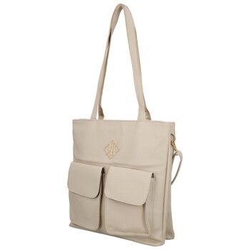 Dámska kabelka cez rameno béžová - Firenze Antini