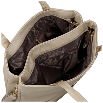 Dámska kabelka cez rameno béžová - Firenze Antini