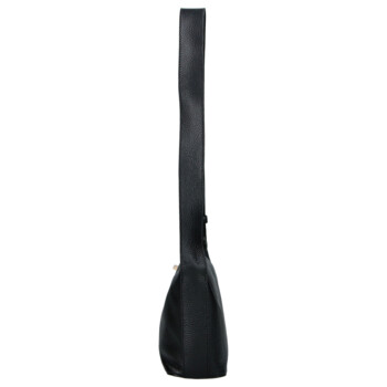 Dámska kožená kabelka cez rameno čierna - Delami Vera Pelle Lygie