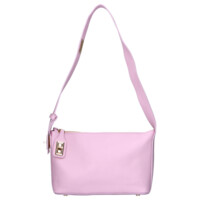 Dámska kožená kabelka cez rameno ružová - Delami Vera Pelle Lygie
