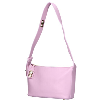 Dámska kožená kabelka cez rameno ružová - Delami Vera Pelle Lygie