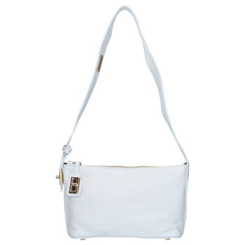Dámska kožená kabelka cez rameno biela - Delami Vera Pelle Lygie