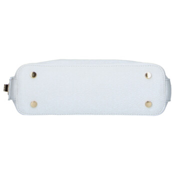 Dámska kožená kabelka cez rameno biela - Delami Vera Pelle Lygie