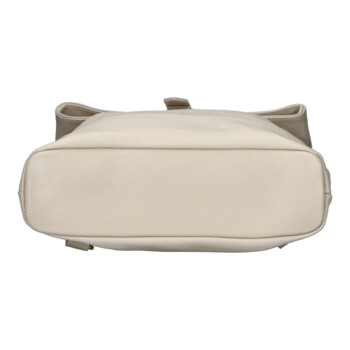 Dámsky kožený plecniak krémový - Delami Vera Pelle Jorge