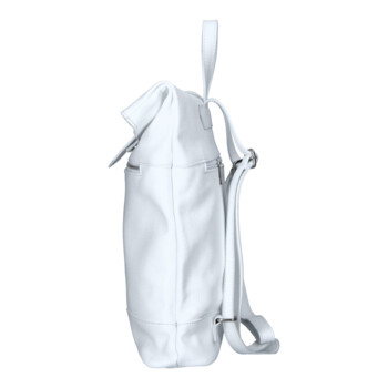 Dámsky kožený batoh biely - Delami Vera Pelle Jorge