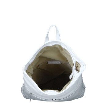 Dámsky kožený batoh biely - Delami Vera Pelle Jorge