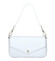Dámska kožená kabelka na rameno biela - Delami Vera Pelle Aksely