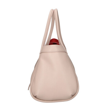 Dámska kožená kabelka do ruky ružová - Delami Vera Pelle Sabel