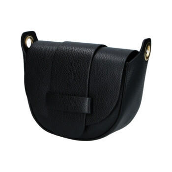 Dámska kožená crossbody kabelka čierna - Delami Vera Pelle Blanca