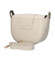 Dámska kožená crossbody kabelka krémová - Delami Vera Pelle Blanca