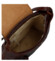 Dámska kožená crossbody kabelka hnedá - Delami Vera Pelle Belisa