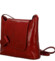 Dámska kožená crossbody kabelka červená - Delami Vera Pelle Belisa