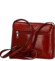 Dámska kožená crossbody kabelka červená - Delami Vera Pelle Maryam New