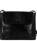 Dámska kožená crossbody kabelka čierna - Delami Vera Pelle Maryam New
