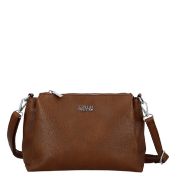 Dámska crossbody kabelka hnedá - Coveri Perikla