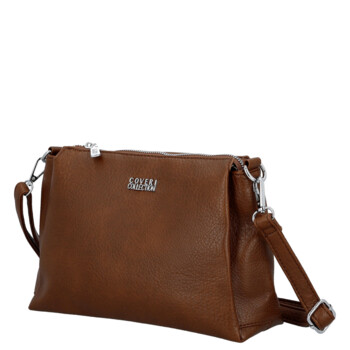 Dámska crossbody kabelka hnedá - Coveri Perikla