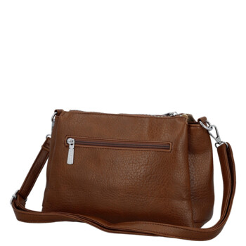 Dámska crossbody kabelka hnedá - Coveri Perikla