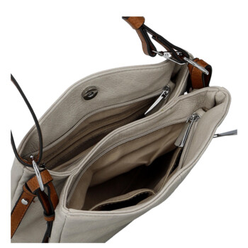 Dámska crossbody kabelka šedá - Coveri Nelli