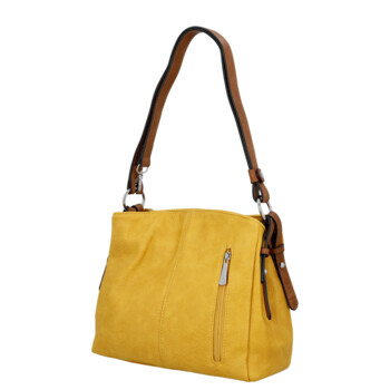 Dámska crossbody kabelka žltá - Coveri Nelli