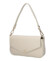 Dámska kožená kabelka na rameno krémová - Delami Vera Pelle Aksely