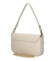 Dámska kožená kabelka na rameno krémová - Delami Vera Pelle Aksely