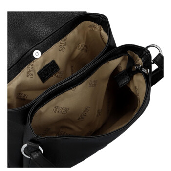 Dámska crossbody kabelka čierna - Coveri Toriana