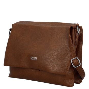 Dámska crossbody kabelka tmavo hnedá - Coveri Toriana