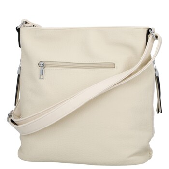 Dámska crossbody kabelka krémová - Firenze Semir