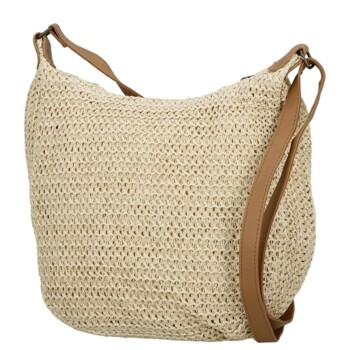 Dámska crossbody kabelka krémová - Firenze Lexia