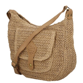 Dámska crossbody kabelka béžová - Firenze Lexia
