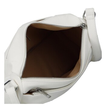 Dámska crossbody kabelka biela - Firenze Arafia