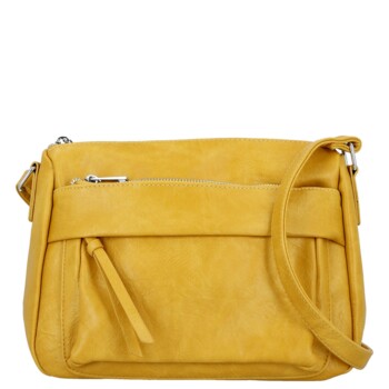 Dámska crossbody kabelka žltá - Firenze Arafia
