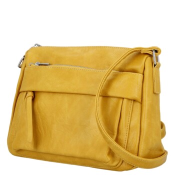 Dámska crossbody kabelka žltá - Firenze Arafia