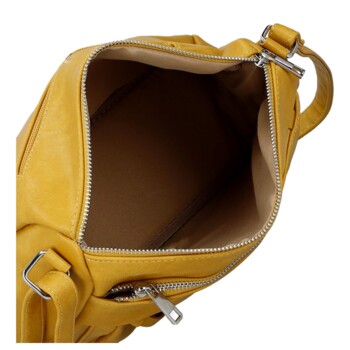 Dámska crossbody kabelka žltá - Firenze Arafia