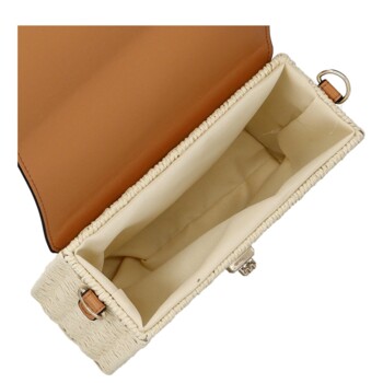 Dámska crossbody kabelka krémová - Firenze Briana
