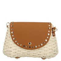 Dámska crossbody kabelka krémová - Firenze Geza