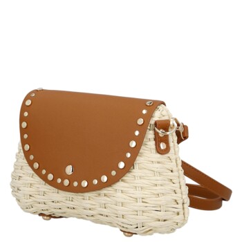 Dámska crossbody kabelka krémová - Firenze Geza