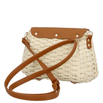 Dámska crossbody kabelka krémová - Firenze Geza