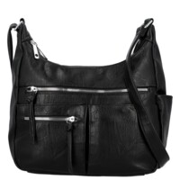 Dámska crossbody kabelka čierna - Firenze Kaisa