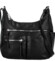 Dámska crossbody kabelka čierna - Firenze Kaisa