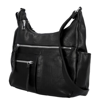 Dámska crossbody kabelka čierna - Firenze Kaisa