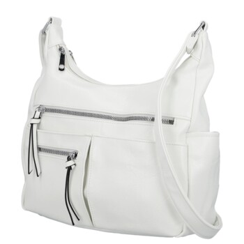 Dámska crossbody kabelka biela - Firenze Kaisa