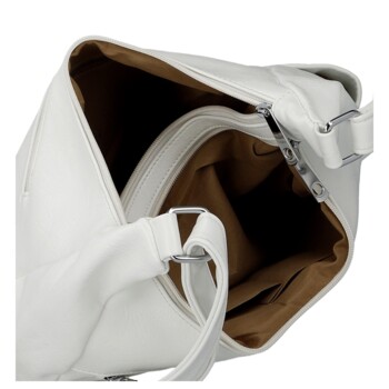 Dámska crossbody kabelka biela - Firenze Kaisa